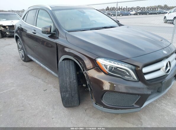 WDCTG4EB4GJ189681 2016 MERCEDES-BENZ GLA 250 Brown Widok z przodu