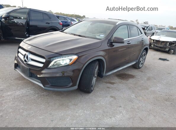 WDCTG4EB4GJ189681 2016 MERCEDES-BENZ GLA 250 Brown Przód lewy