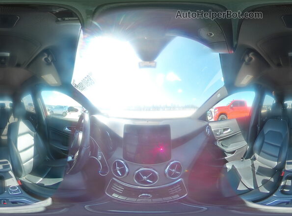WDCTG4EB4JJ507192 2018 MERCEDES-BENZ GLA Red Widok naklejki z numerem VIN