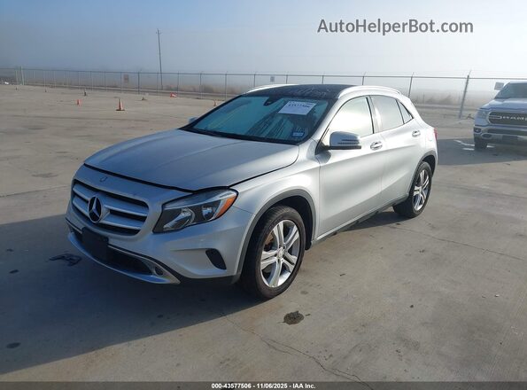 WDCTG4EB8GJ230331 2016 MERCEDES-BENZ GLA 250 Silver Передня ліва чверть