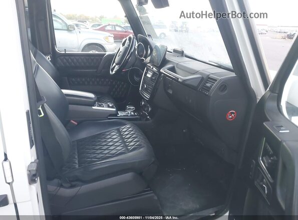 WDCYC7DF0HX280193 2017 MERCEDES-BENZ AMG G 63 Белый Вид салона спереди