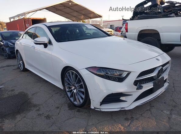 WDD2J5JB0KA027608 2019 MERCEDES-BENZ CLS-CLASS Белый Передняя правая четверть