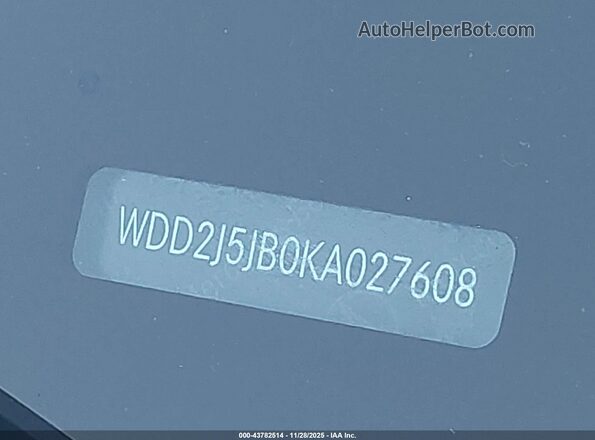 WDD2J5JB0KA027608 2019 MERCEDES-BENZ CLS-CLASS Белый Вид подкапотного пространства