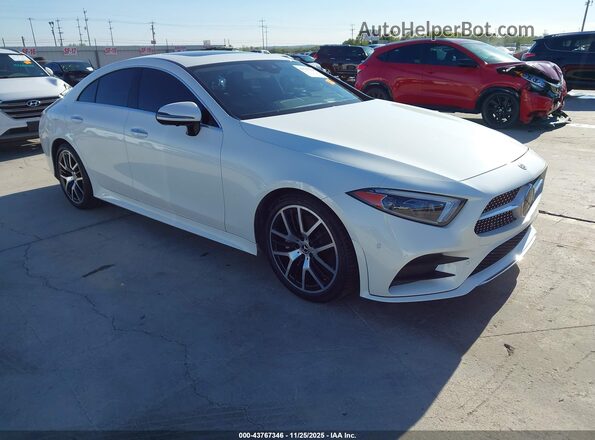 WDD2J5JB7KA037293 2019 MERCEDES-BENZ CLS-CLASS White Front right