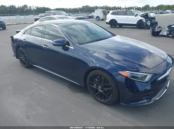 WDD2J5KB8KA037267 2019 MERCEDES-BENZ CLS-CLASS Синий Передняя правая четверть