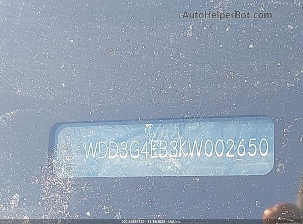 WDD3G4EB3KW002650 2019 MERCEDES-BENZ A 220 Серый Вид подкапотного пространства
