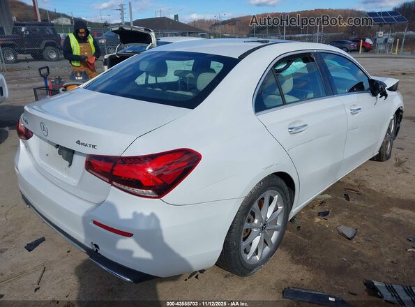 WDD3G4FB8LW041900 2020 MERCEDES-BENZ A 220 Белый Задняя правая четверть