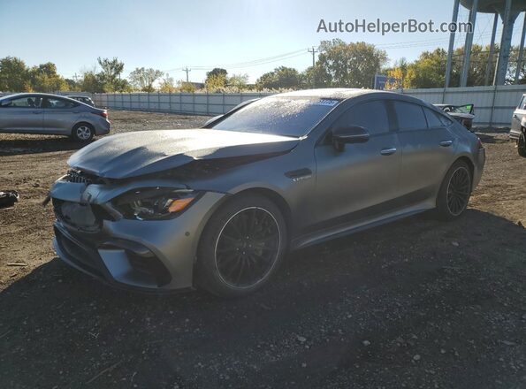 WDD7X8JB0KA004786 2019 MERCEDES-BENZ AMG Gray Front left