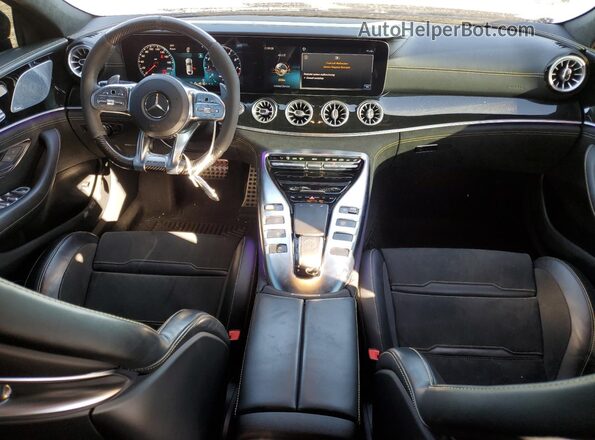 WDD7X8JB0KA004786 2019 MERCEDES-BENZ AMG Gray Dashboard view