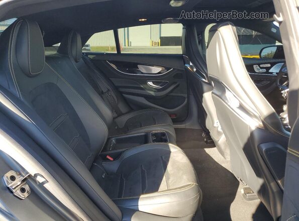WDD7X8JB0KA004786 2019 MERCEDES-BENZ AMG Gray Rear seats view
