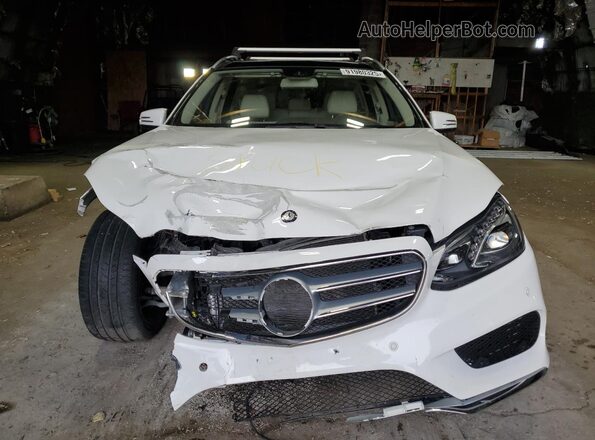 WDDHH8JB3GB295402 2016 MERCEDES-BENZ E White Widok z przodu