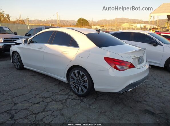 WDDSJ4EB2JN681165 2018 MERCEDES-BENZ CLA 250 White Հետևի ձախ