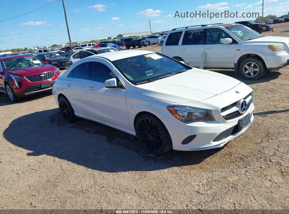 WDDSJ4EB6JN566522 2018 MERCEDES-BENZ CLA 250 Белый Передняя правая четверть