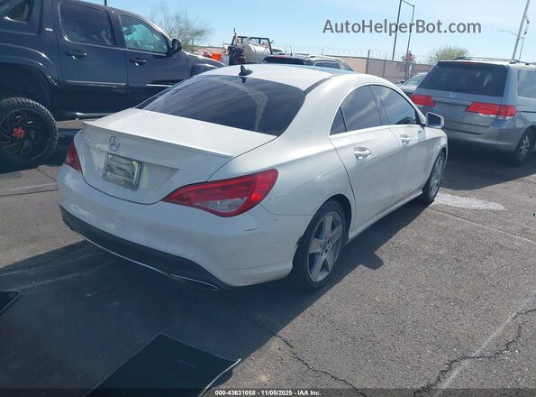 WDDSJ4EB6JN611314 2018 MERCEDES-BENZ CLA 250 White Trasero derecho
