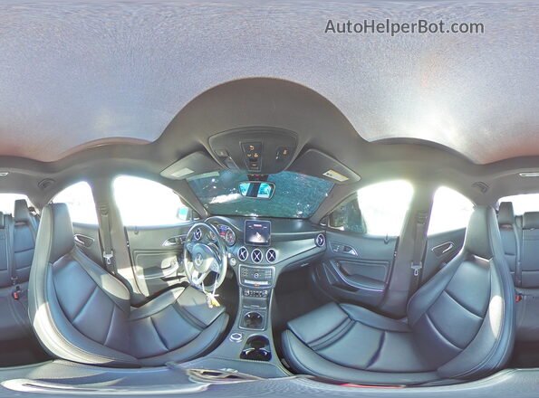 WDDSJ4EB9KN721324 2019 MERCEDES-BENZ CLA-CLASS Черный Панорамный вид салона 360°