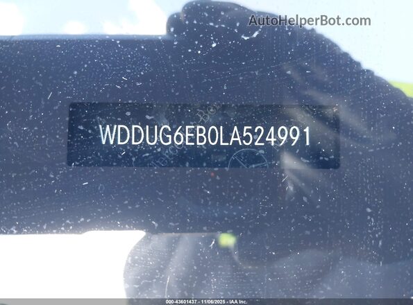 WDDUG6EB0LA524991 2020 MERCEDES-BENZ S-CLASS Черный Панорамный вид салона 360°