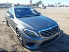 2017 Mercedes-benz Amg S 63 4matic Gray vin: WDDUG7JB5HA304068