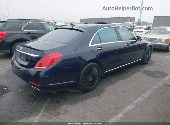 WDDUG8CB2GA227600 2016 MERCEDES-BENZ S-CLASS Blue Tył prawy