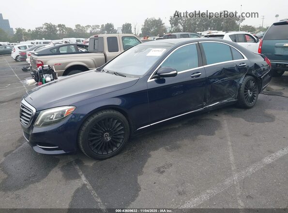 WDDUG8CB2GA227600 2016 MERCEDES-BENZ S-CLASS Blue Przód lewy