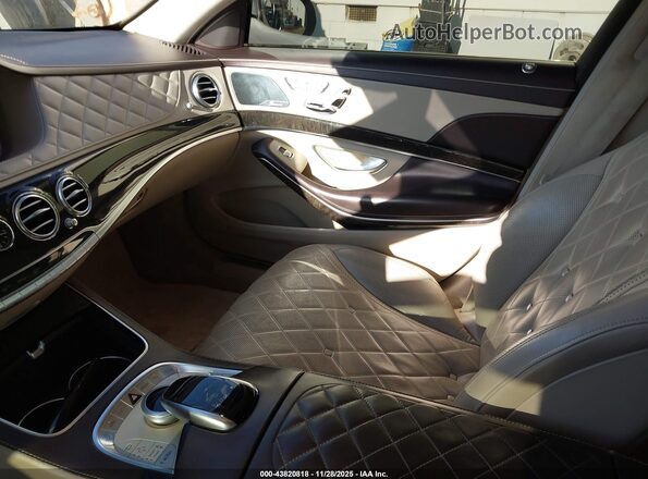 WDDUG8CB6GA247154 2016 MERCEDES-BENZ S-CLASS Черный Вид салона спереди