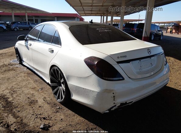 WDDUG8CB7GA214602 2016 MERCEDES-BENZ S-CLASS Белый Задняя левая четверть