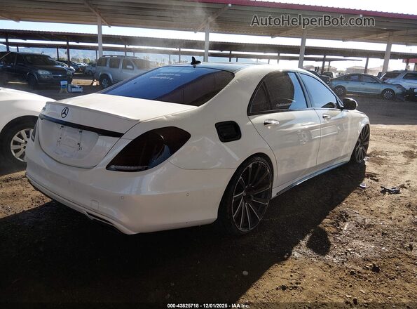 WDDUG8CB7GA214602 2016 MERCEDES-BENZ S-CLASS Белый Задняя правая четверть
