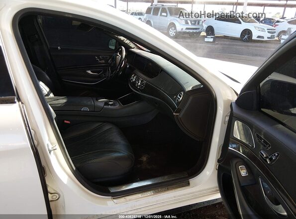 WDDUG8CB7GA214602 2016 MERCEDES-BENZ S-CLASS Белый Вид салона спереди