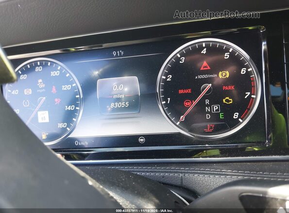 WDDUG8CBXHA317501 2017 MERCEDES-BENZ S-CLASS Черный Вид задних сидений