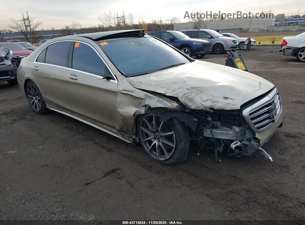 WDDUG8DB4KA459171 2019 MERCEDES-BENZ S-CLASS Beige Delantero derecho