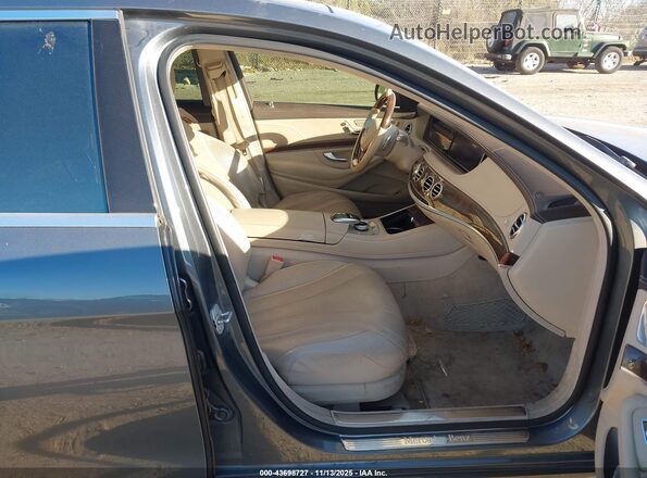 WDDUG8FB6GA237011 2016 MERCEDES-BENZ S-CLASS Серебряный Вид салона спереди