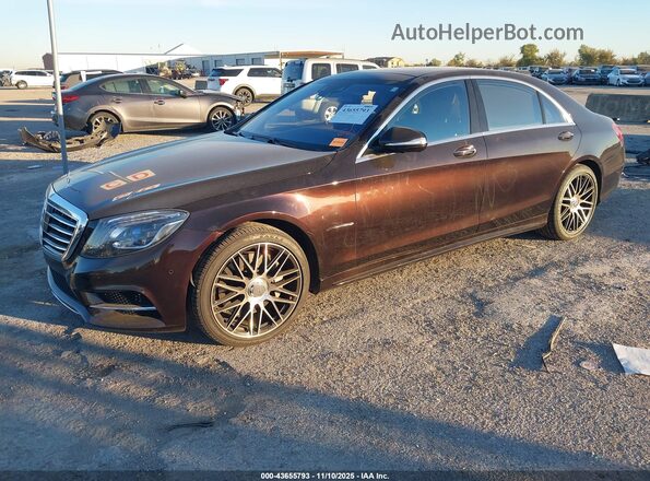WDDUG8FB7GA247319 2016 MERCEDES-BENZ S-CLASS Черный Передняя левая четверть