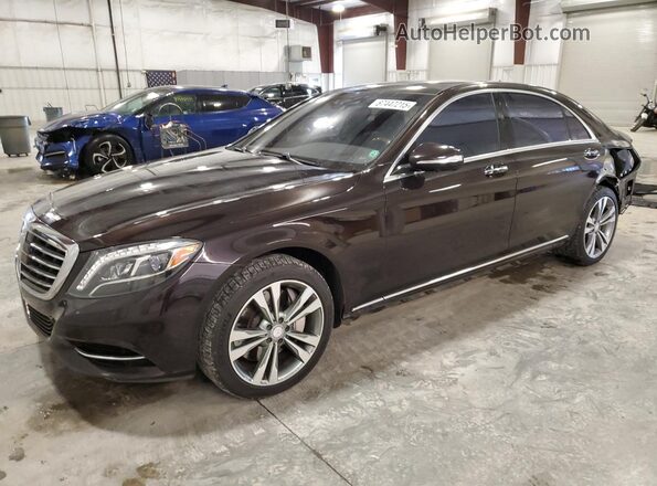 WDDUG8FB7HA319671 2017 MERCEDES-BENZ S Коричневый Передняя левая четверть