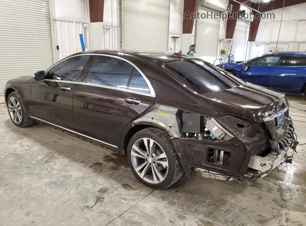 WDDUG8FB7HA319671 2017 MERCEDES-BENZ S Коричневый Задняя левая четверть