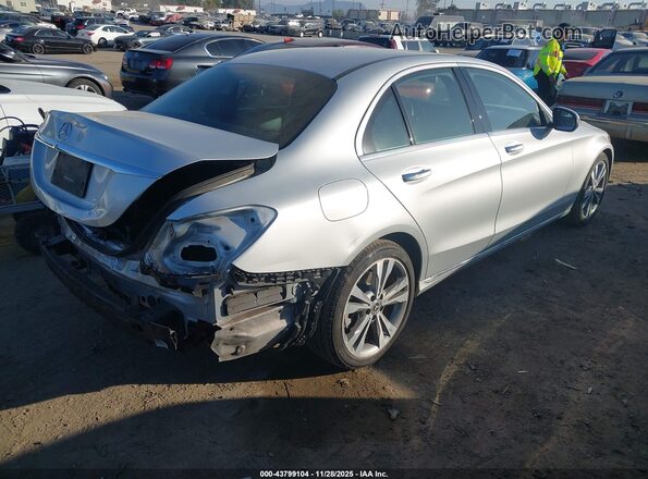 WDDWF8DB2LR534805 2020 MERCEDES-BENZ C-CLASS Silver Tył prawy