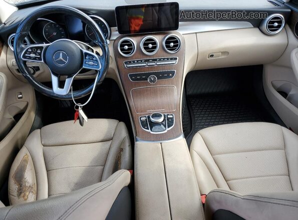 WDDWF8EBXLR556064 2020 MERCEDES-BENZ C Blue Dashboard view