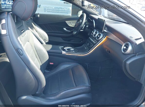 WDDWJ6EB0JF658961 2018 MERCEDES-BENZ AMG C 43 Черный Вид салона спереди