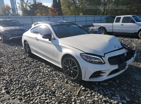 WDDWJ8EB5LF935330 2020 MERCEDES-BENZ C White Передня права чверть