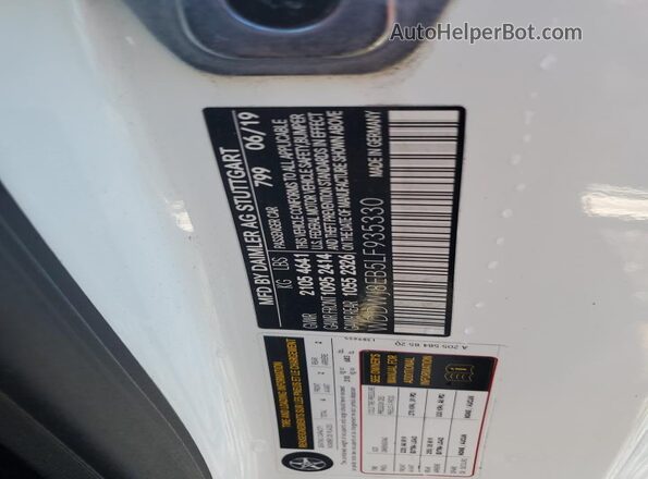 WDDWJ8EB5LF935330 2020 MERCEDES-BENZ C White Вид підкапотного простору