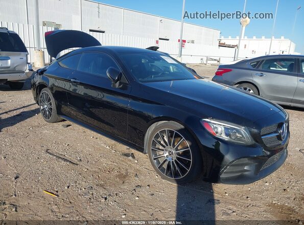 WDDWJ8EB5LF944304 2020 MERCEDES-BENZ C-CLASS Черный Передняя правая четверть