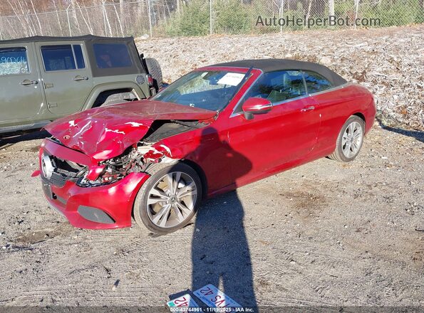 WDDWK4KB3JF631792 2018 MERCEDES-BENZ C-CLASS Красный Передняя левая четверть
