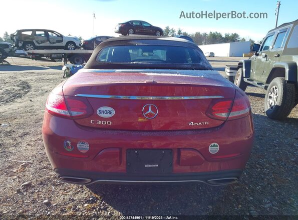 WDDWK4KB3JF631792 2018 MERCEDES-BENZ C-CLASS Красный 