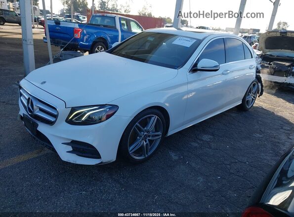WDDZF4JBXKA580776 2019 MERCEDES-BENZ E-CLASS White წინა მარცხენა ხედი სამი მეოთხედიდან