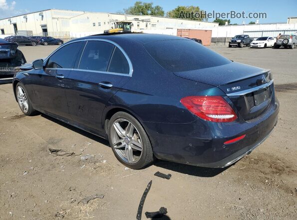 WDDZF4KB2HA134774 2017 MERCEDES-BENZ E Синий Задняя левая четверть