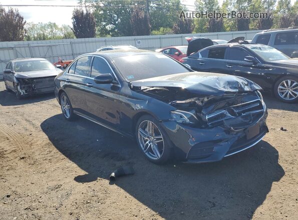 WDDZF4KB2HA134774 2017 MERCEDES-BENZ E Синий Передняя правая четверть