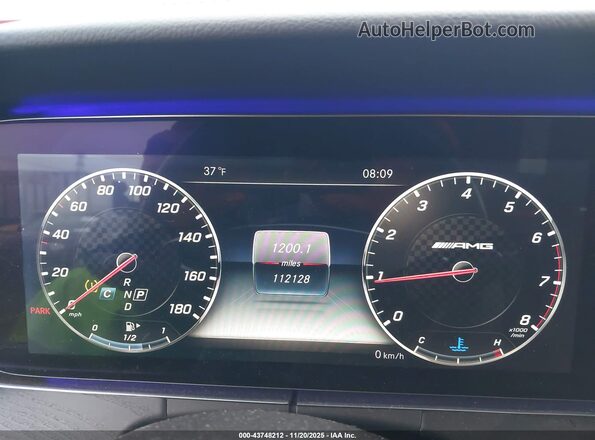WDDZF6EB6HA183483 2017 MERCEDES-BENZ AMG E 43 Gray Widok tylnych siedzeń