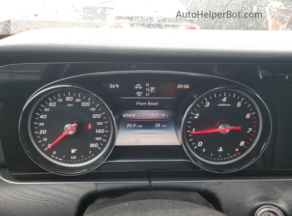 WDDZF6JB0KA490807 2019 MERCEDES-BENZ E Белый Вид щитка приборов