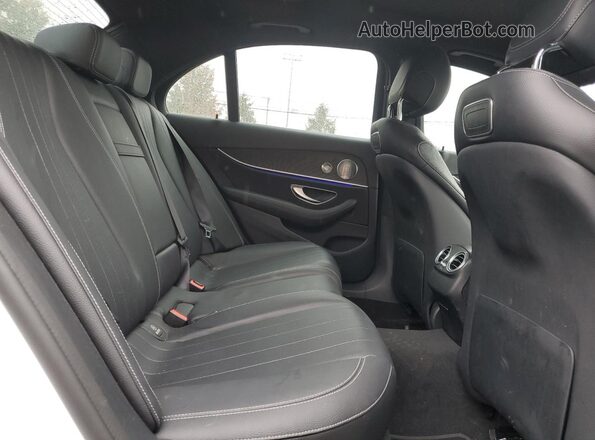 WDDZF6JB0KA490807 2019 MERCEDES-BENZ E Белый Вид задних сидений
