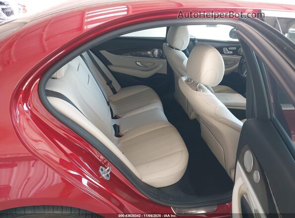 WDDZF8DB6LA715045 2020 MERCEDES-BENZ E-CLASS Red Widok naklejki z numerem VIN
