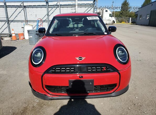 WMW23GD02S2W30108 2025 MINI COOPER Красный Вид спереди