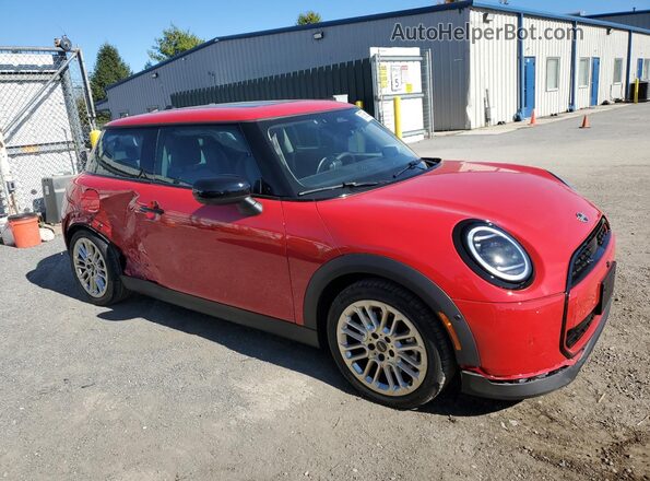 WMW23GD02S2W30108 2025 MINI COOPER Красный Передняя правая четверть